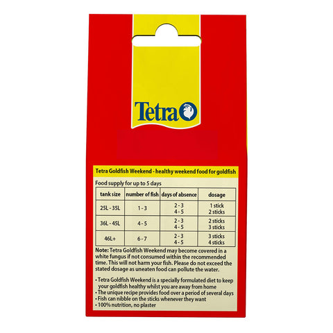 Image of Tetra Goldfish Weekend 10 Sticks 9g (up to 5 days)
