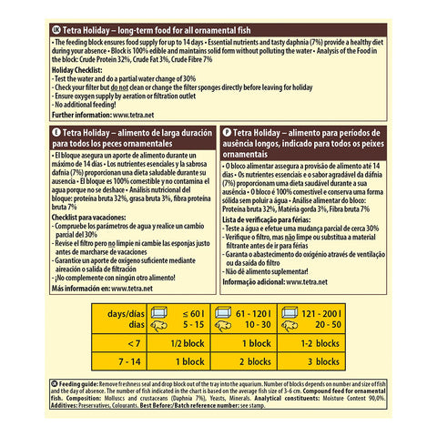 Image of Tetra Holiday Food Menu 30g (up to 14 days)