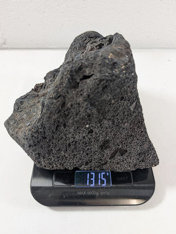 Image of Black Lava Rock Volcanic Decoration Aquascaping Aquarium 1 Piece 1.3kg (RC10022)