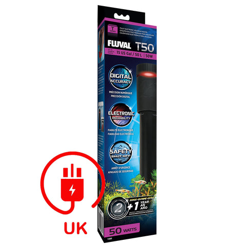 Image of Fluval T-Series Aquarium Heater Submersible 50W‑300W