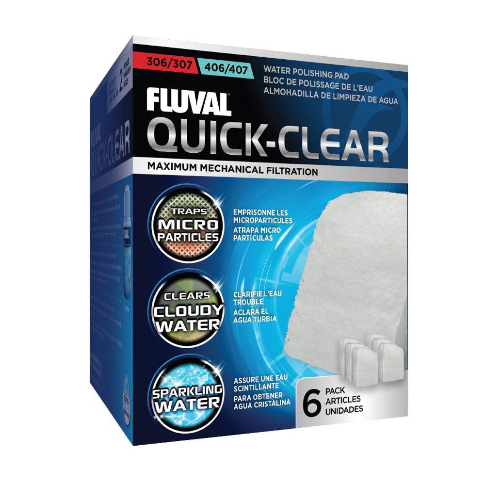 Fluval 306/307 - 406/407 Quick Clear Polishing Pad (6 Pack)