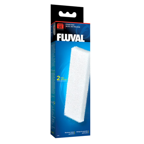 Image of Fluval U3 Aquarium Stage 1 Filter Foam Pads (2 Pack)