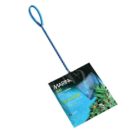 Image of Marina 5-Inch Blue Fine Nylon Fish Net with 10-Inch Handle