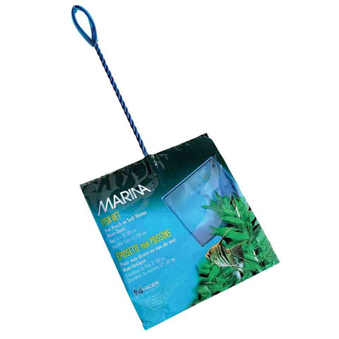 Image of Marina 8-Inch Blue Fine Nylon Fish Net with 12-Inch Handle
