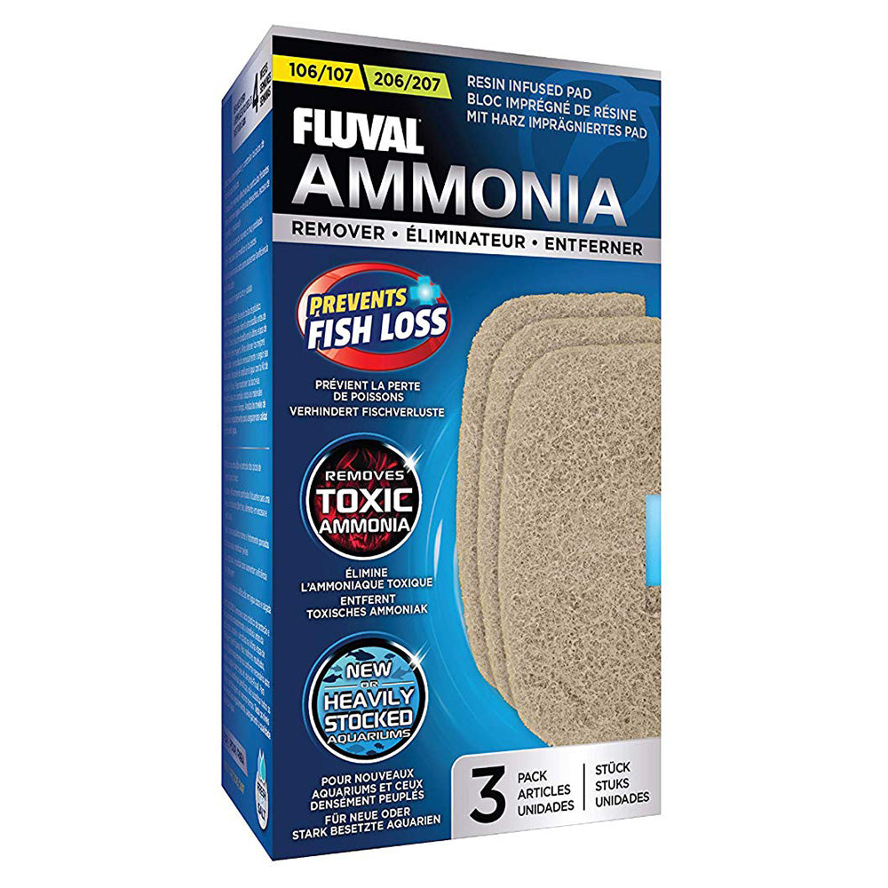 Fluval 106/107 - 206/207 Ammonia Remover (3 Pack)