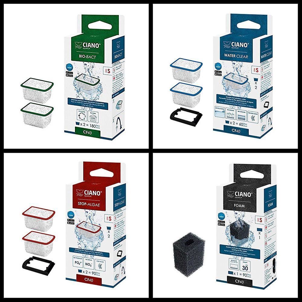 Ciano CF20/CF40 Aquarium Filter Media Set S (Small) BUNDLE