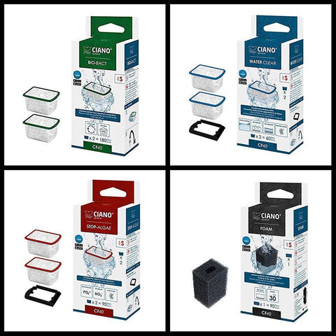 Image of Ciano CF20/CF40 Aquarium Filter Media Set S (Small) BUNDLE