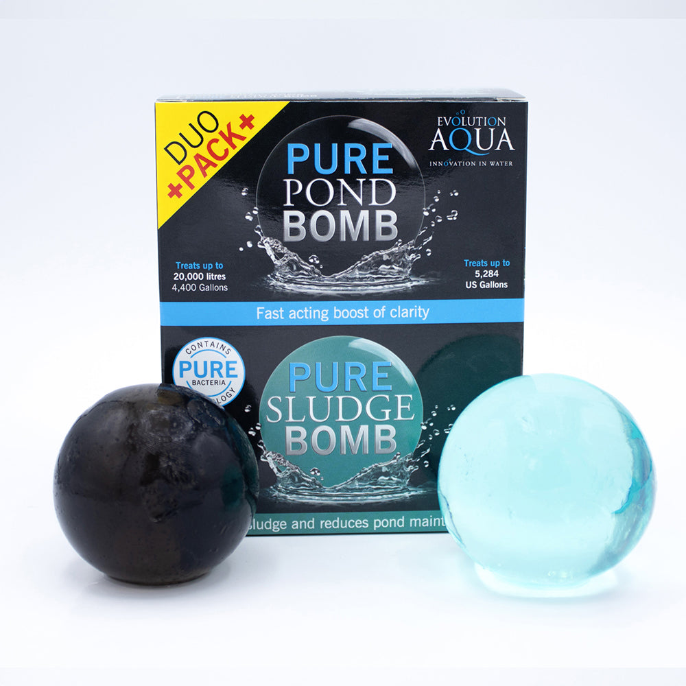 Evolution Aqua Pure Pond Bomb & Sludge Bomb Duo Pack