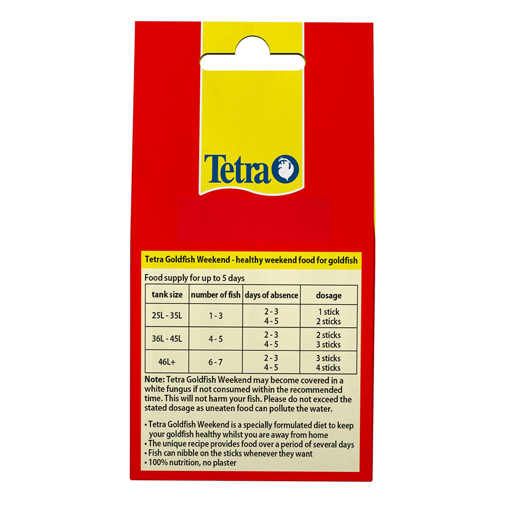 Tetra Goldfish Weekend 10 Sticks 9g (up to 5 days)