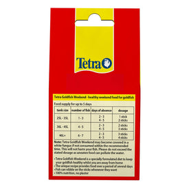 Tetra Goldfish Weekend 10 Sticks 9g (up to 5 days)