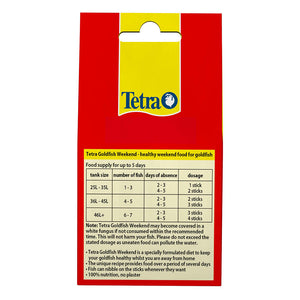 Tetra Goldfish Weekend 10 Sticks 9g (up to 5 days)