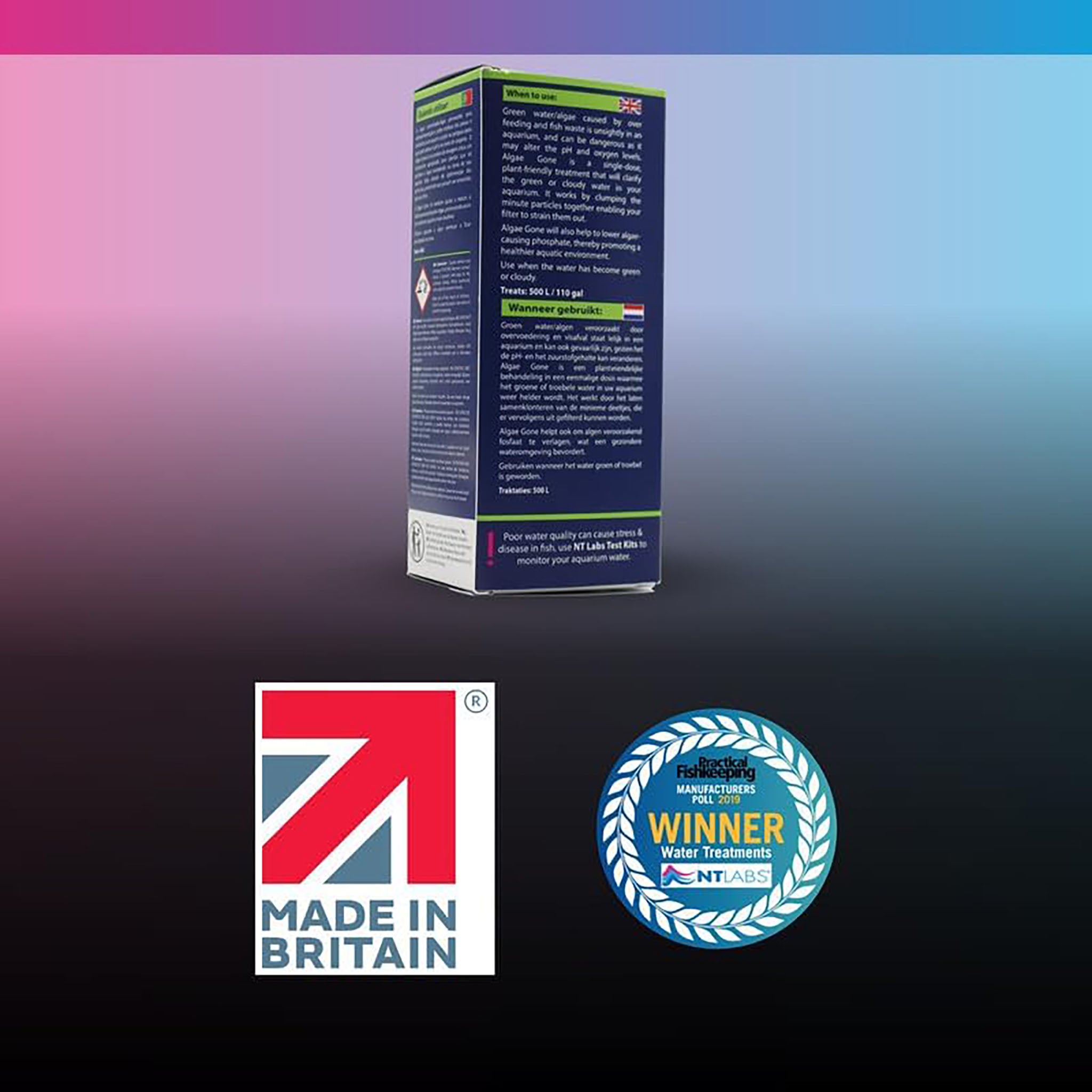 NT Labs Aquarium Algae Gone 250ml