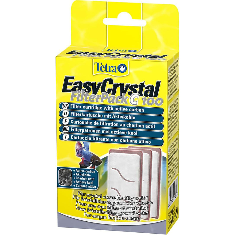 Tetra EasyCrystal Filter Pack C100 With Carbon 3 Pack