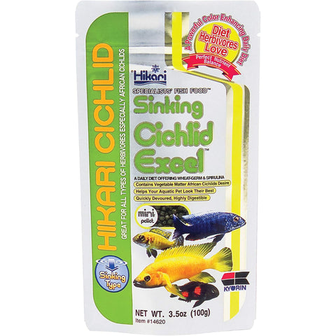 Image of Hikari Sinking Cichlid Excel Mini pellets 100g