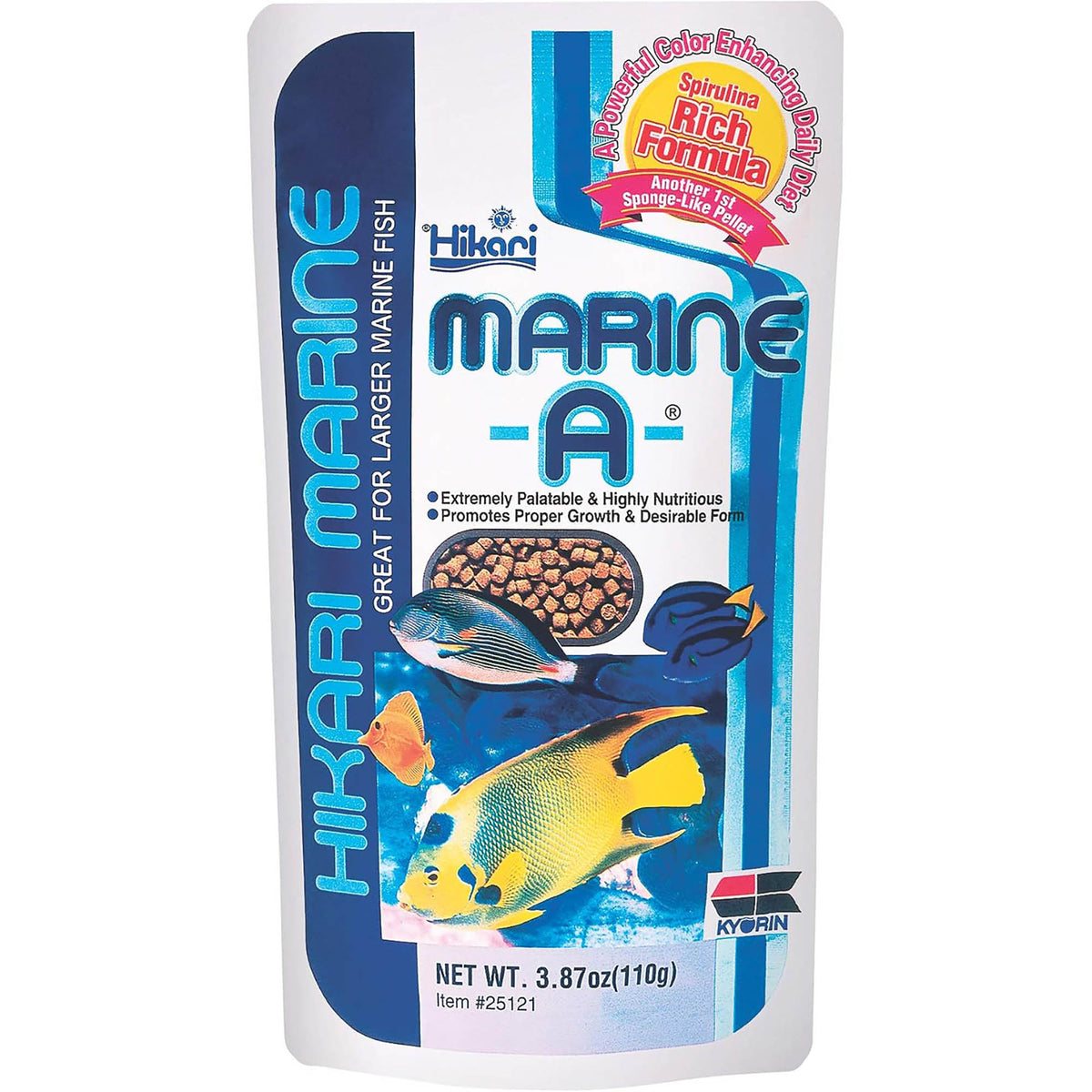 Hikari Marine A sinking pellets 110g for larger marine fish