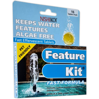Nishikoi Feature Kit 16 algae treatment tablets for water features