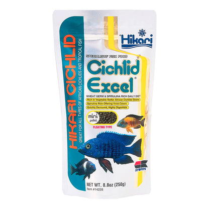 Hikari Cichlid Excel Mini floating pellets 250g