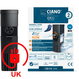 Ciano CF20 Aquarium Internal Filter 5-20 L
