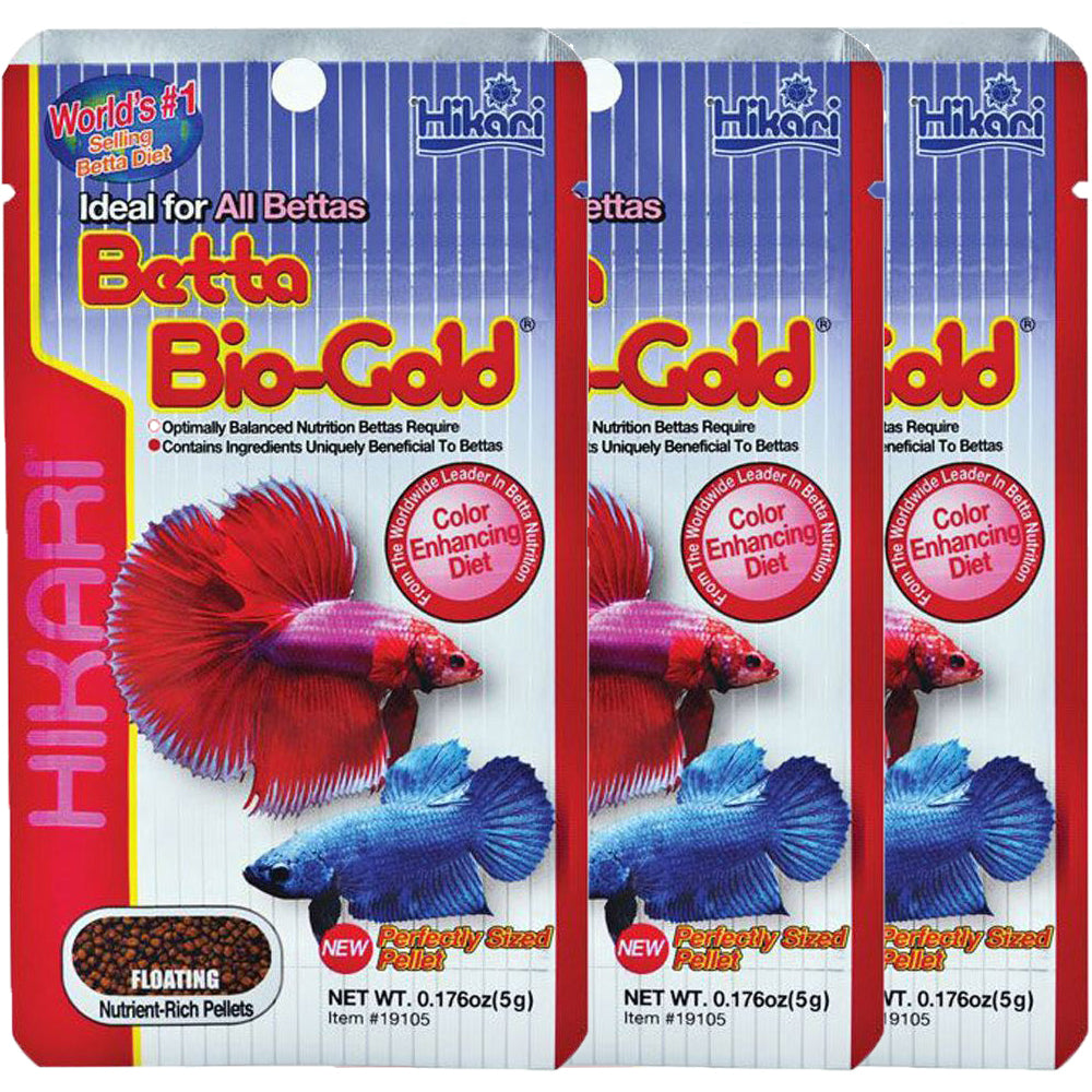 Hikari Betta Bio Gold 5g x3 BUNDLE