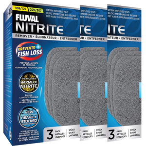 Fluval 106/107 - 206/207 Nitrite Remover (3 packs of 2) BUNDLE