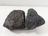 Black Lava Rock Volcanic Decoration Aquascaping Aquarium 2 Piece 1.8kg (RC10023)