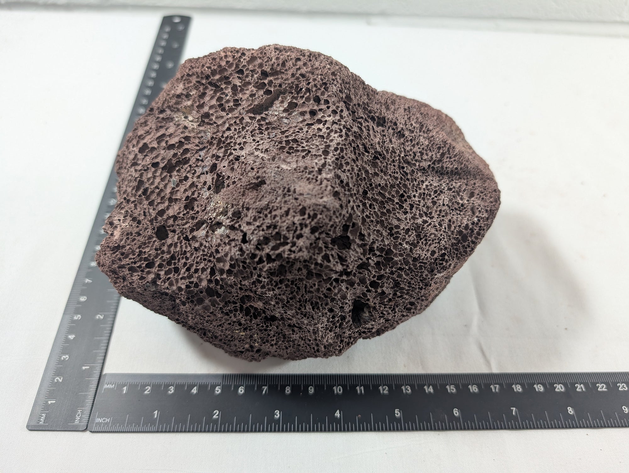 Red Lava Rock Volcanic Decoration Aquascaping Aquarium 1 Piece 926g (RC10030)