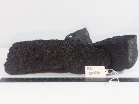Black Lava Rock Volcanic Decoration Aquascaping Aquarium 3 Piece 1.3kg (RC10065)
