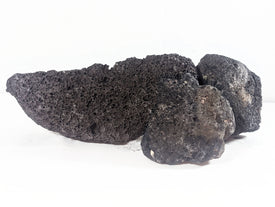 Black Lava Rock Volcanic Decoration Aquascaping Aquarium 3 Piece 1.3kg (RC10065)