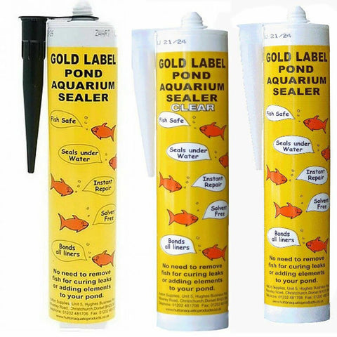 Image of Gold Label Pond & Aquarium Sealer 290ml (Black, Clear, White)