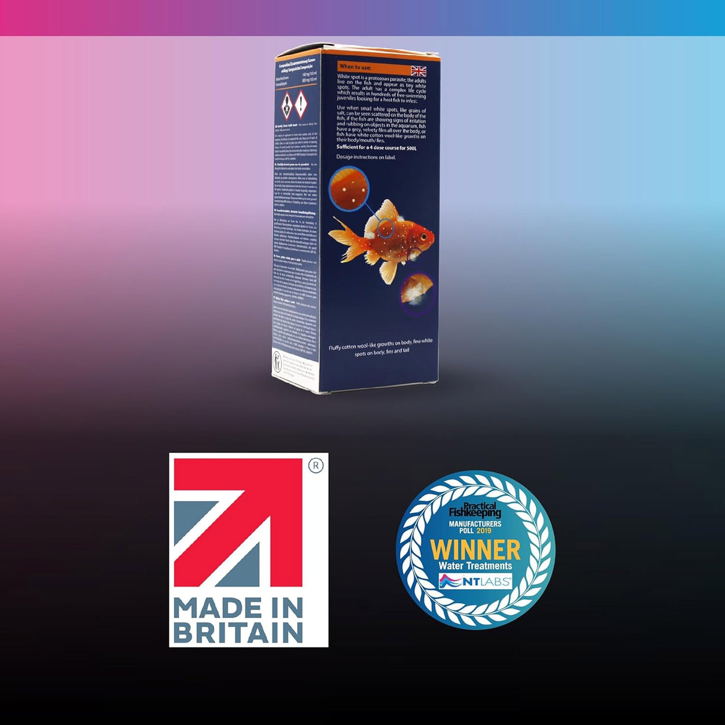NT Labs Aquarium Anti-White Spot & Fungus Treatment