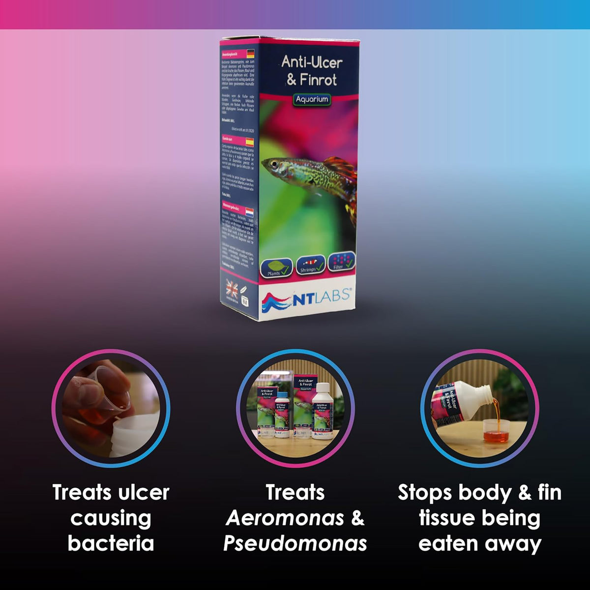 NT Labs Aquarium Anti-Ulcer & Finrot Treatment