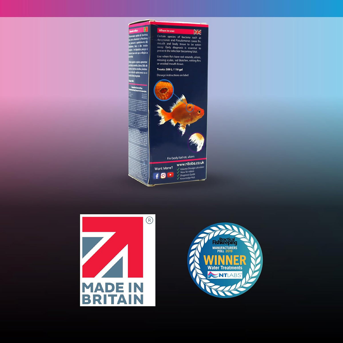 NT Labs Aquarium Anti-Ulcer & Finrot Treatment