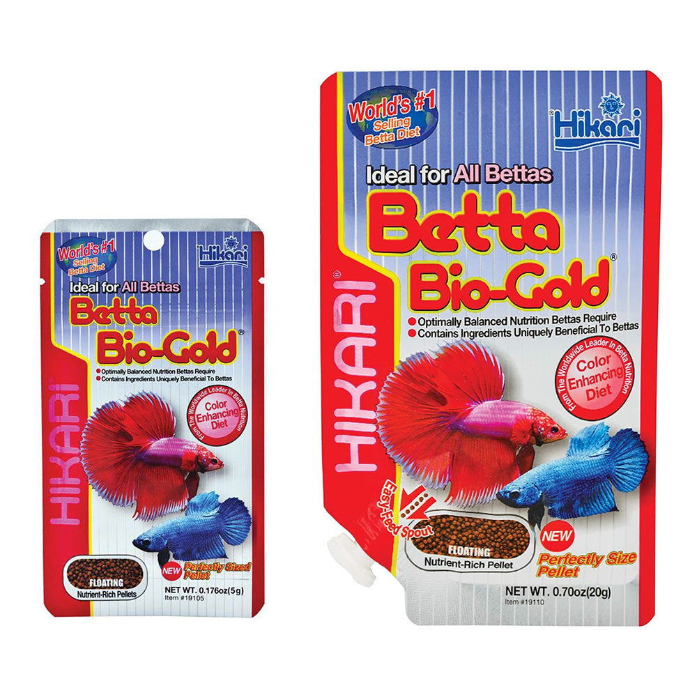 Hikari Betta Bio-Gold fish food 5g and 20g packs
