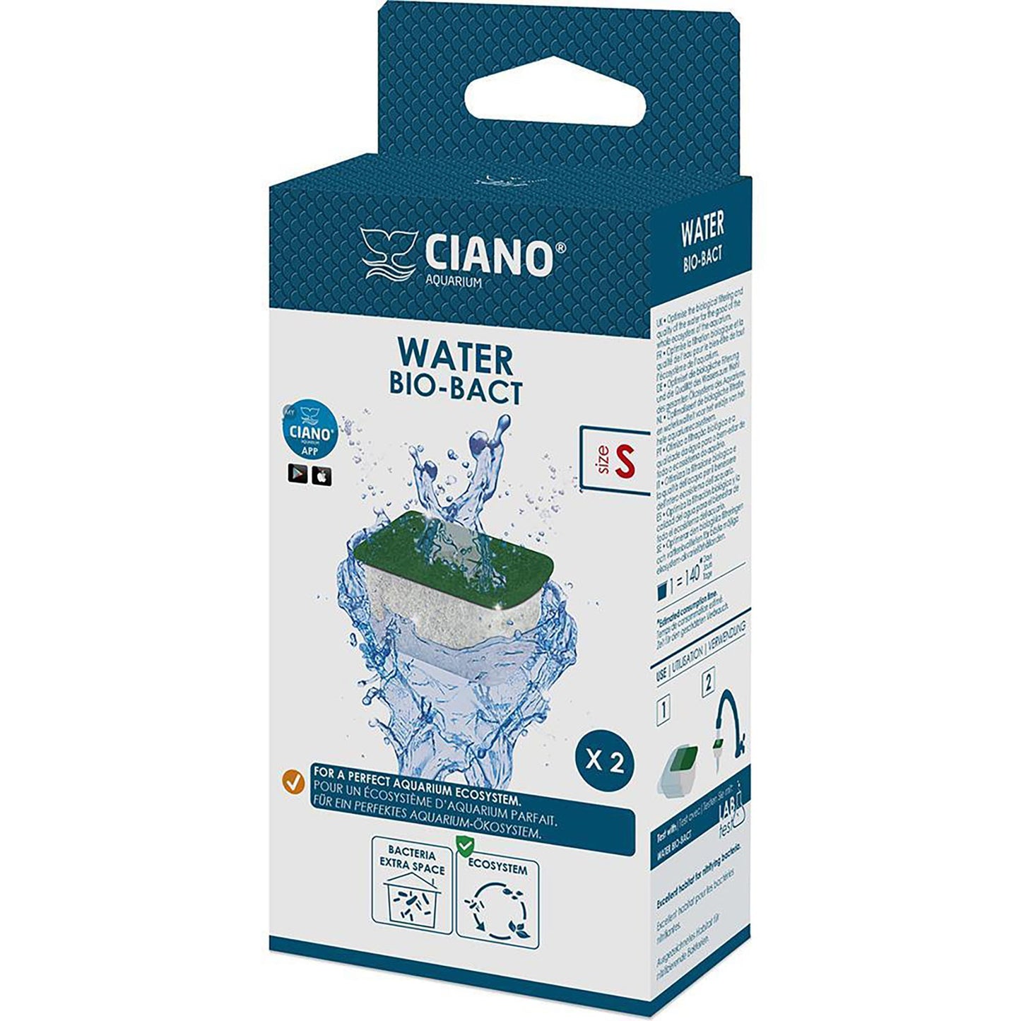 Ciano CF20 & CF40 Replacement Filter Cartridges (Small)