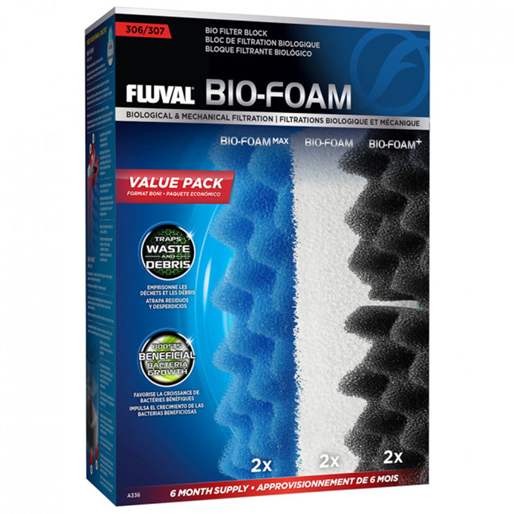 Fluval 106/07,206/07,306/07,406/07 Bio-Foam Value Pack
