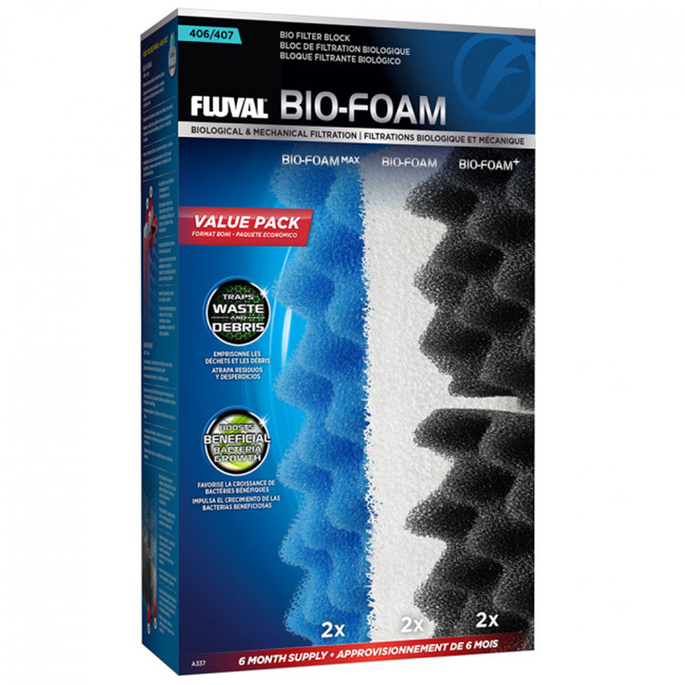 Fluval 106/07,206/07,306/07,406/07 Bio-Foam Value Pack