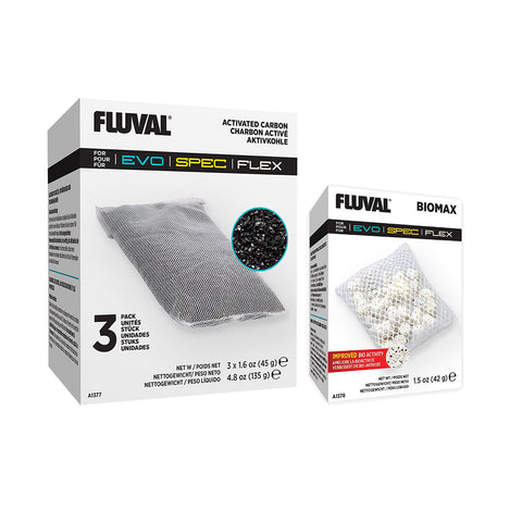 Image of Fluval Evo/Spec/Flex Carbon & Biomax BUNDLE