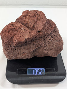 Red Lava Rock Volcanic Decoration Aquascaping Aquarium 1 Piece 1kg (RC10014)