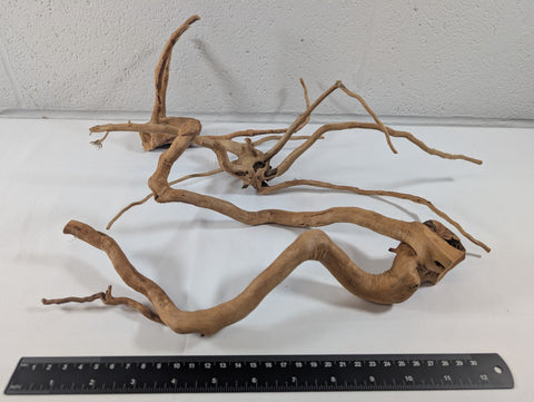 Image of Natural Red Moor Wood Root Driftwood Aquarium/Terrarium 3 Pieces (DW10015)
