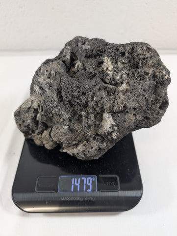 Image of Black Lava Rock Volcanic Decoration Aquascaping Aquarium 1 Piece 1.5kg (RC10018)