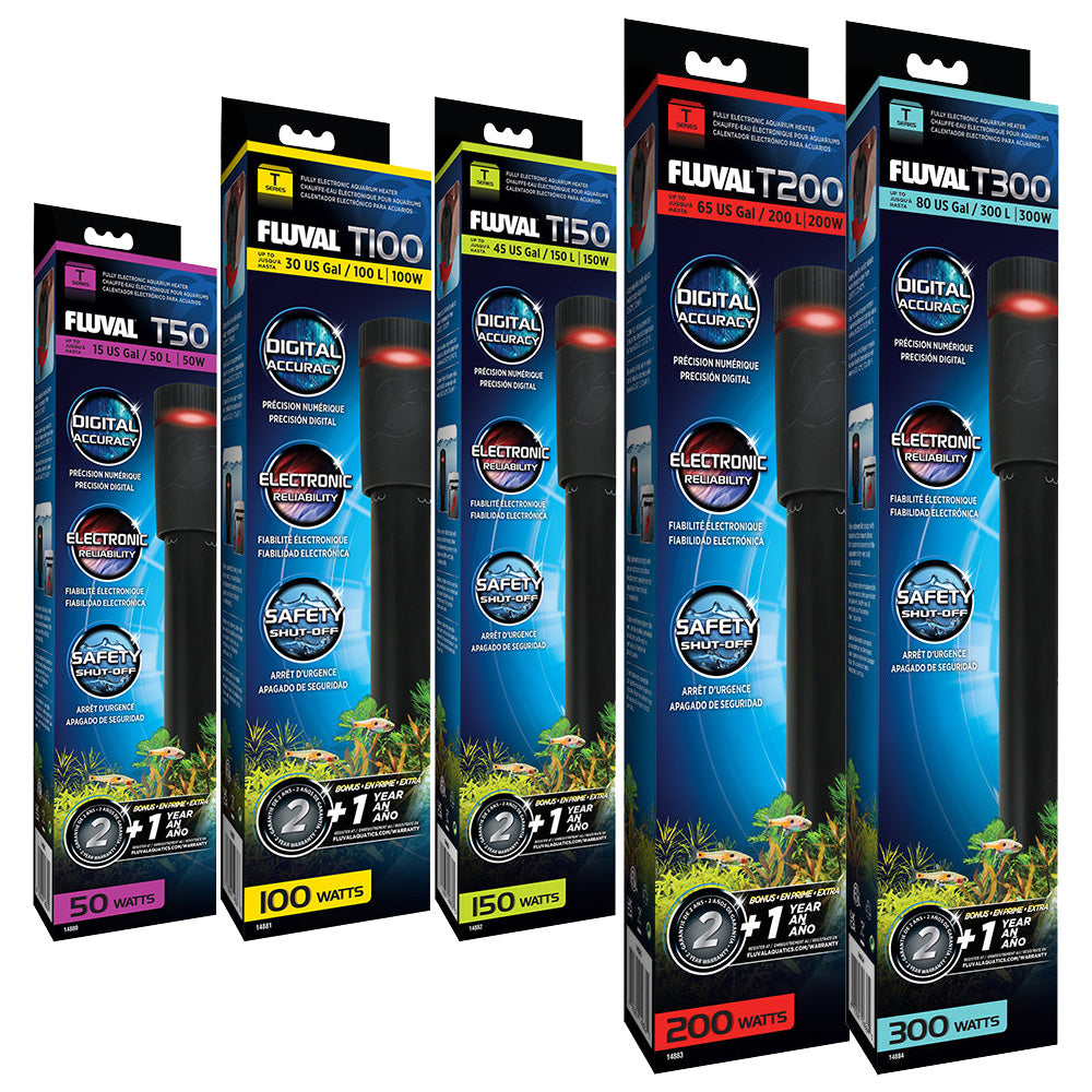 Fluval T-Series Aquarium Heater Submersible 50W‑300W