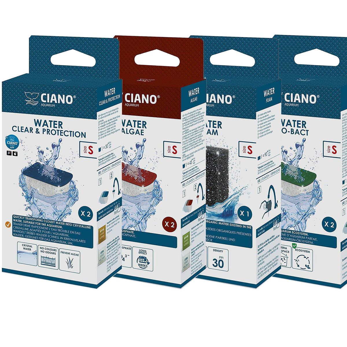 Ciano CF20 & CF40 Replacement Filter Cartridges (Small)