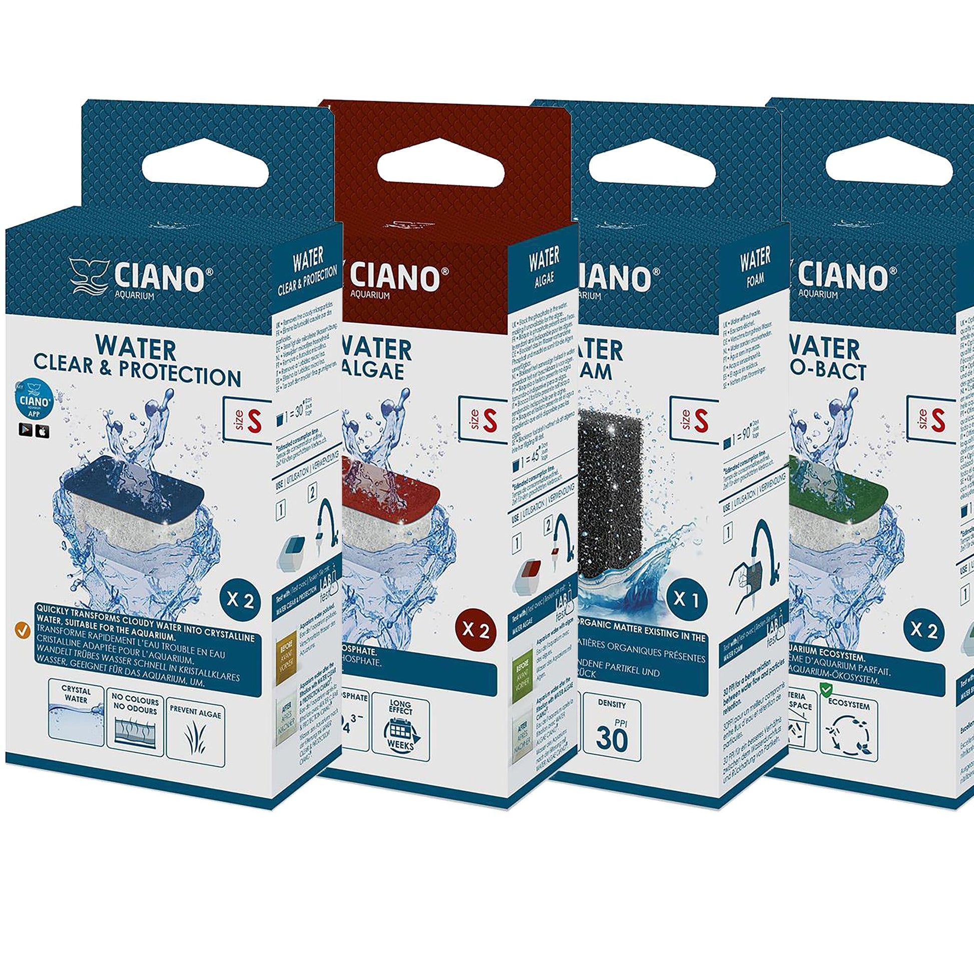 Ciano CF20 & CF40 Replacement Filter Cartridges (Small)