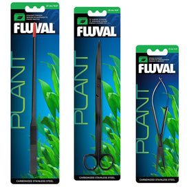 Fluval Plant Forceps/"S" Curved/Spring Scissors Aquarium Plant Aquascaping
