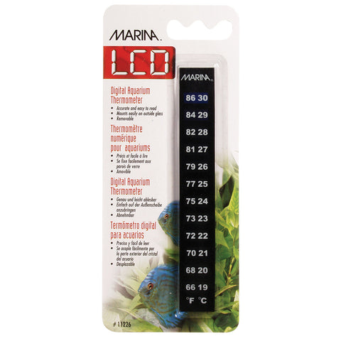 Image of Marina LCD Aquarium Thermometer - 19 to 30° C (66 to 88° F)