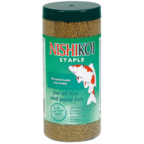Image of Nishikoi Pond Fish Food Staple Small Pellet 350g