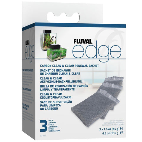 Image of Fluval Edge Carbon Clean and Clear Renewal Sachet (3 Pack)