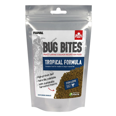Fluval Bug Bites Tropical Granules (Medium-Large) 125g