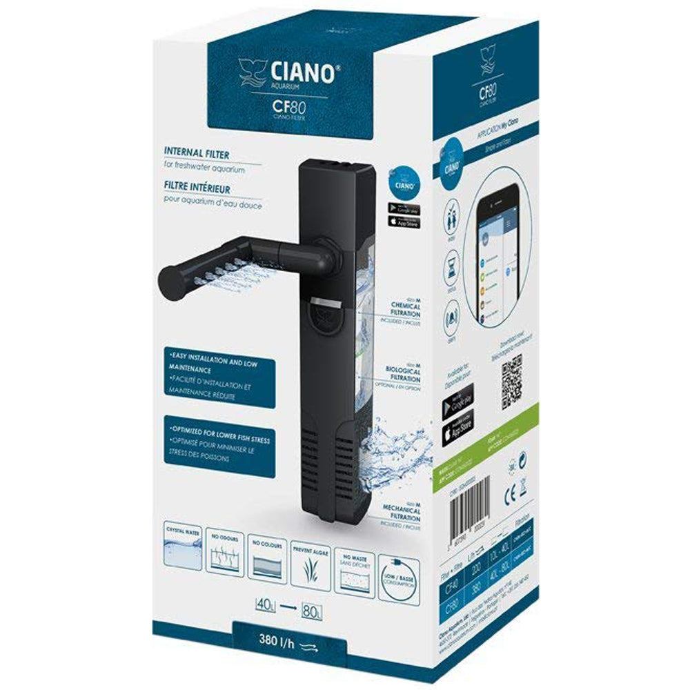 Ciano CF80 Aquarium Internal Filter 40-80 L