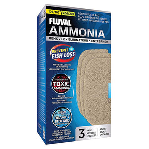 Fluval 106/107 - 206/207 Ammonia Remover (3 Pack)